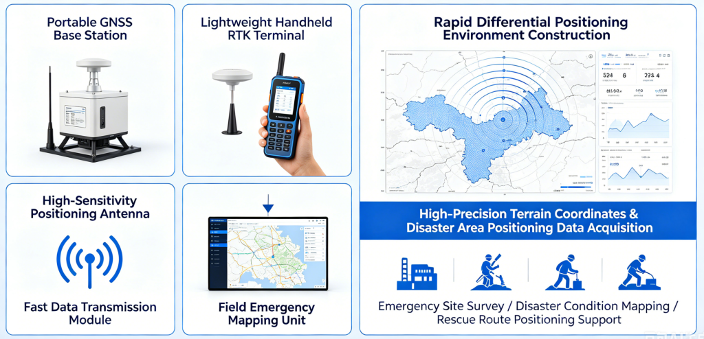 Emergency Rescue: Emergency Surveying RTK Handheld Device