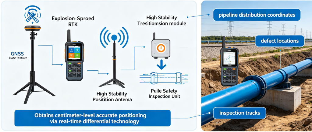 Oil & Gas Chemical: Oil and Gas Pipeline Inspection RTK Terminal