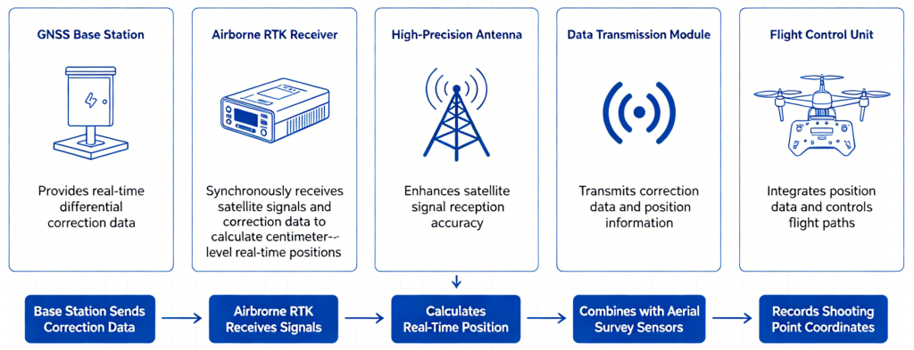 RTK Differential Module for Surveying UAV
