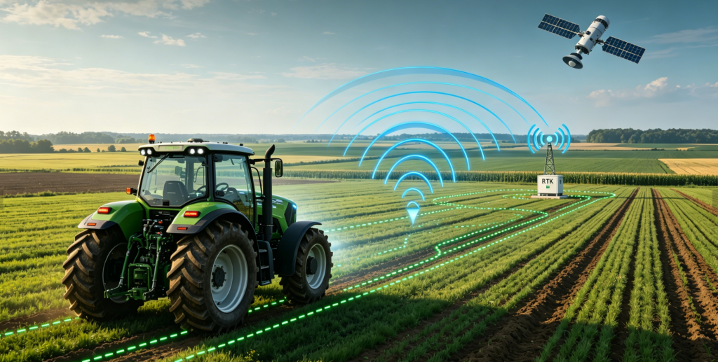 RTK Navigation Autopilot System for Agricultural Machinery